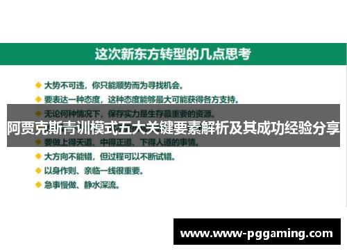 阿贾克斯青训模式五大关键要素解析及其成功经验分享