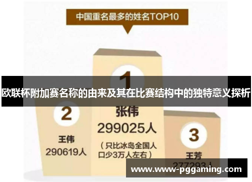 欧联杯附加赛名称的由来及其在比赛结构中的独特意义探析